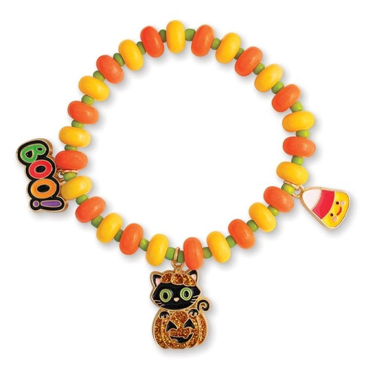 Halloween Trick-Or-Treat Beaded Bracelet