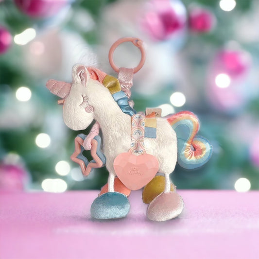 Link & Love Unicorn Activity Plush and Teether