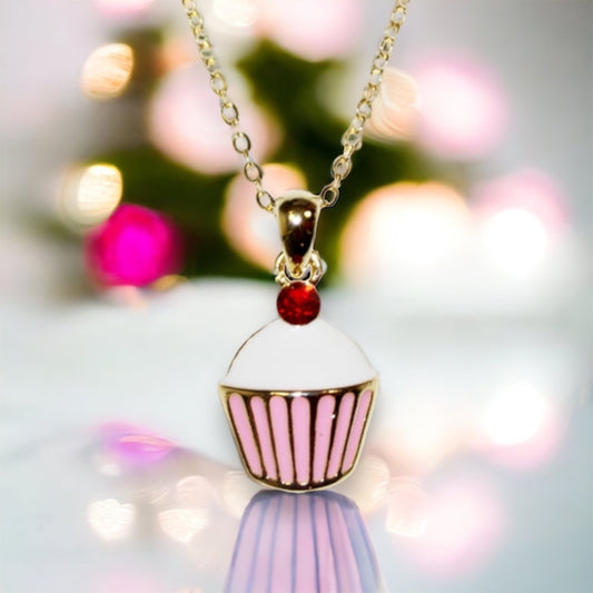 Cute Little Cupcake Necklace