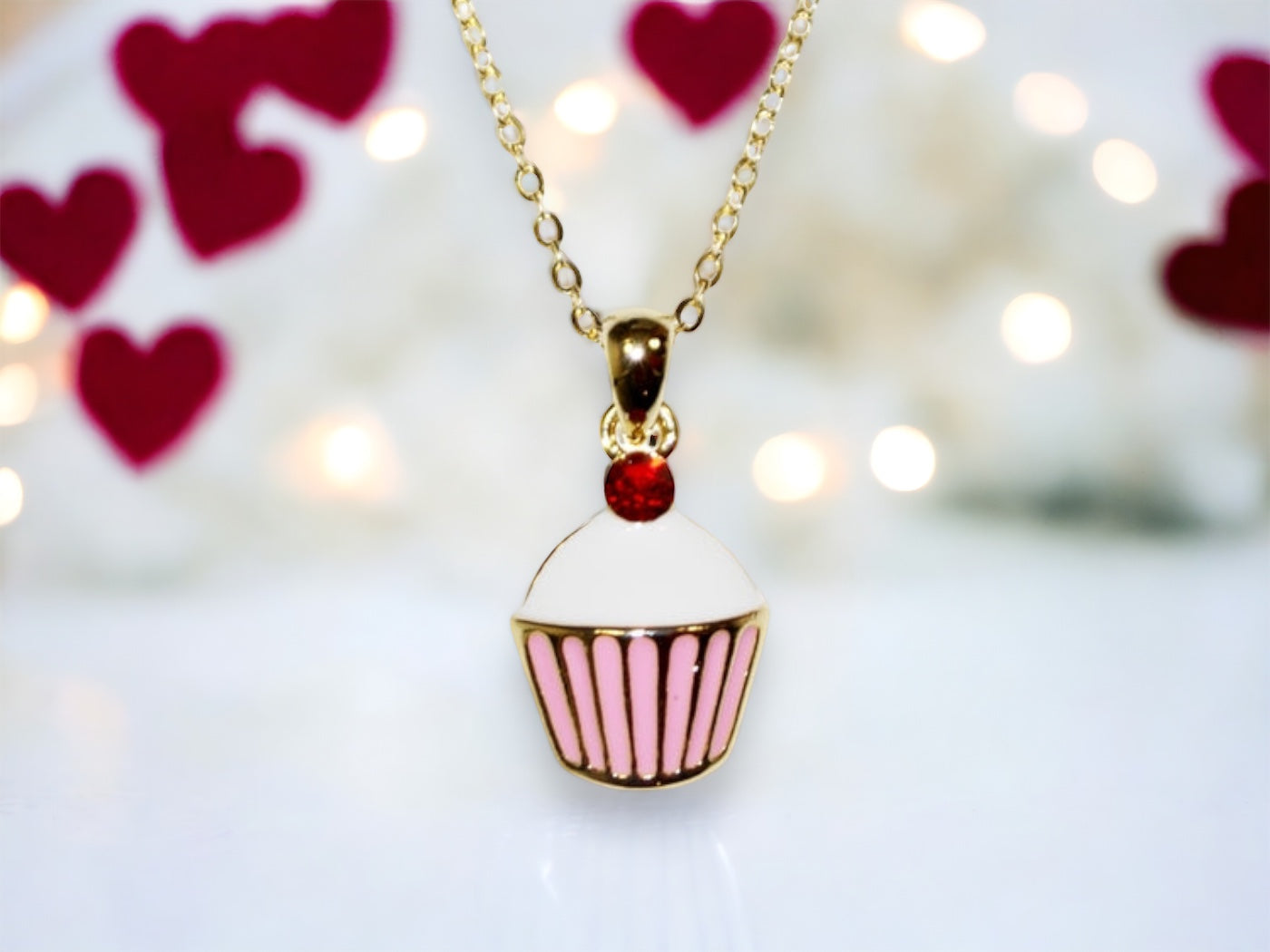 Cute Little Cupcake Necklace