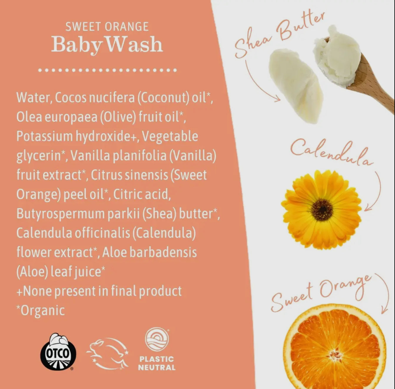 Sweet Orange Baby Wash