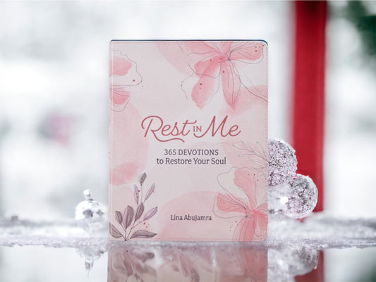 Rest In Me Pink Leather Devotional