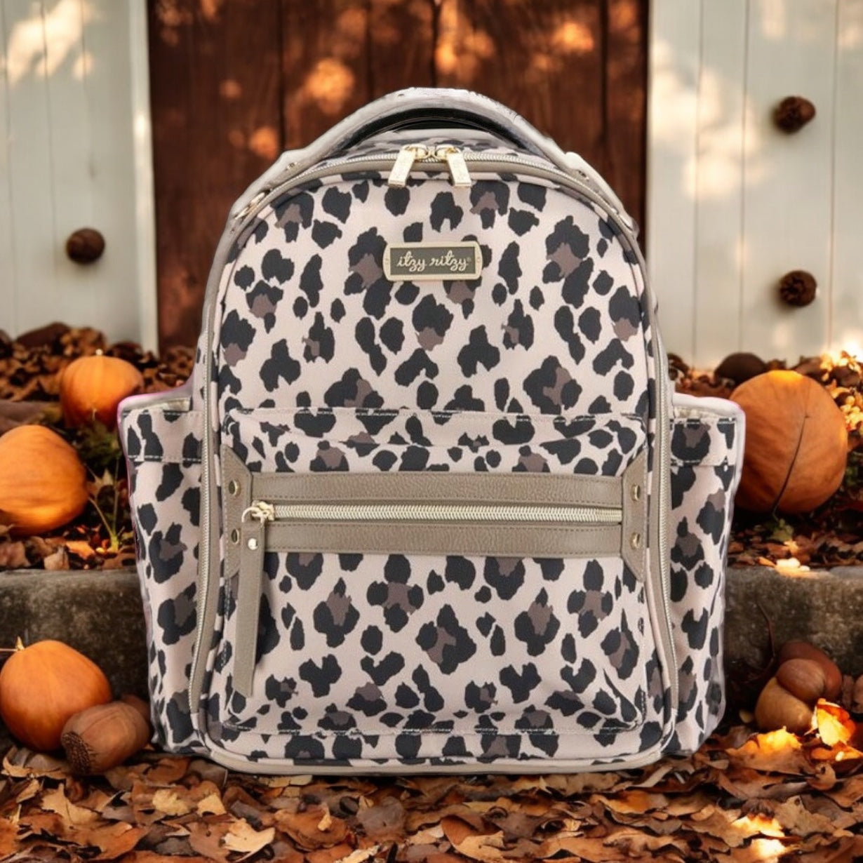 Mini Diaper Bag Backpack (Leopard)  MOST LOVED!