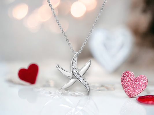 Sterling Silver Starfish Preteen Necklace